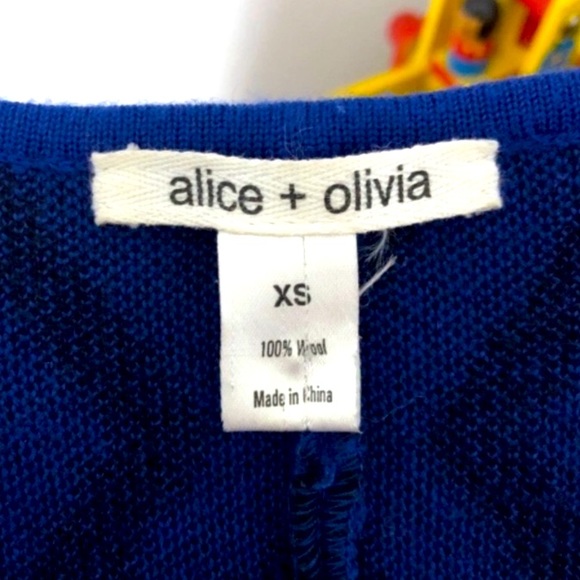 Alice & Olivia Belted Wool Mini Dress - Picture 5 of 5